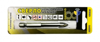 Сверло по керамике и стеклу квадро 8мм