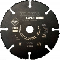 Диск карбид вольфрамовый отрезной 76*10 Hilberg Super Wood