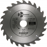 Диск пильный по дереву 210x24T/32-30мм