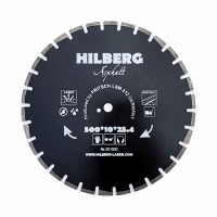 Диск алмазный отрезной Асфальт 500x11*25,4/12мм Hilberg Hard Materials Лазер