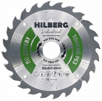 Диск пильный Hilberg Industrial Дерево Тонкий Рез 165x1,6x24Т*30мм