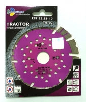 Диск алмазный отрезной TURBO SEGMENT Tractor 125x12*22.23мм